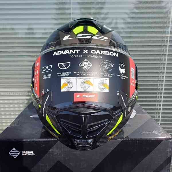 Silniční překlápěcí přilba LS2 ADVANT X CARBON FUTURE II - foto 3