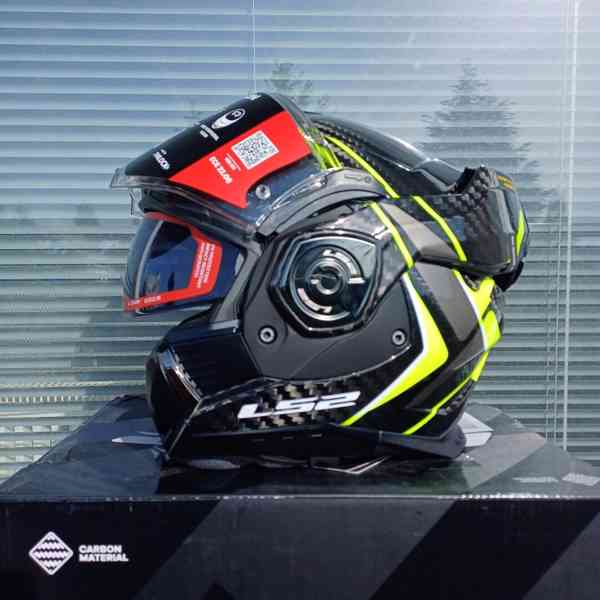 Silniční překlápěcí přilba LS2 ADVANT X CARBON FUTURE II - foto 5