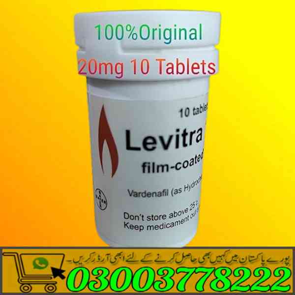 Levitra 20mg 10 Tablets Bottle Price in Pakistan | 030037782 - foto 1