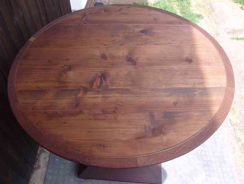 Starožitný stůl s řezbou - foto 6