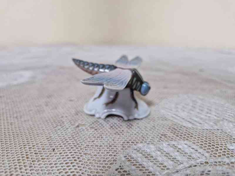 Krásná porcelánová soška Vážka Rosenthal - foto 4