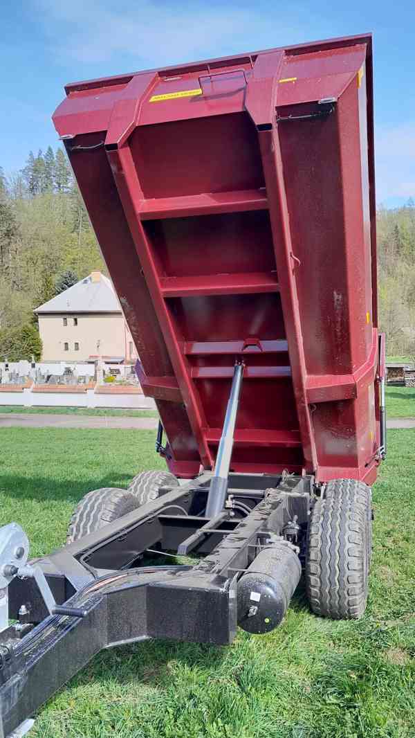 Traktorový návěs,přívěs,vlečka,vlek za traktor 10t - foto 7