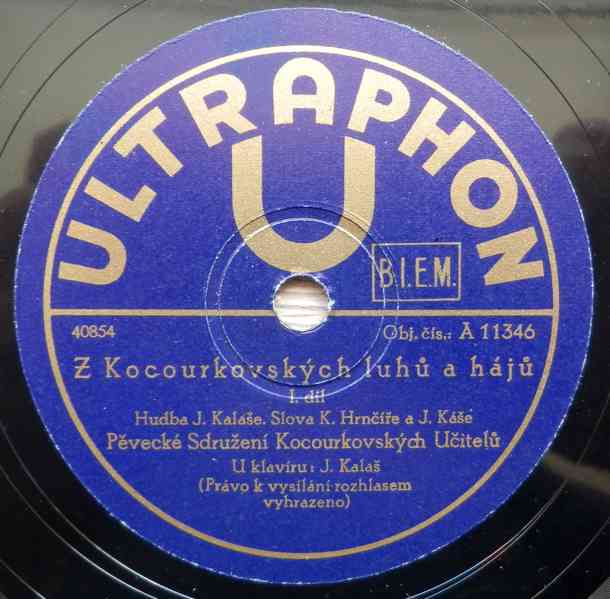 Kocourkovští učitelé starožitné gramodesky ULTRAPHON, 8 ks - foto 19