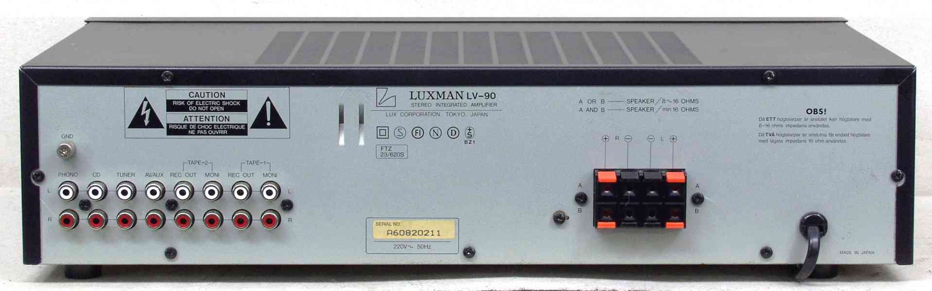 Integrovaný zesilovač LUXMAN 2x 70 W - foto 3