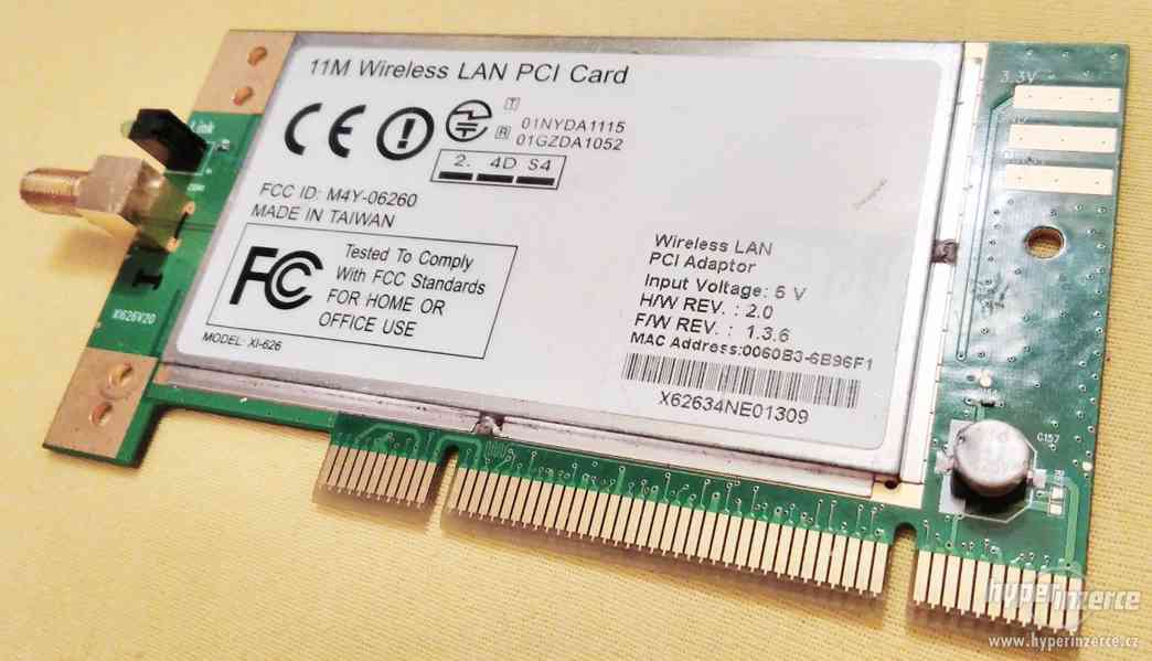 Wi-Fi karta pro PC XI-626 2.4GHz 11M. - foto 1