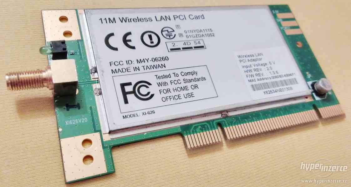 Wi-Fi karta pro PC XI-626 2.4GHz 11M. - foto 4