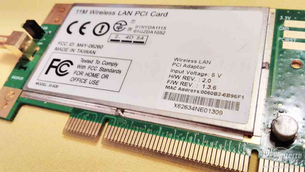 Wi-Fi karta pro PC XI-626 2.4GHz 11M. - foto 5