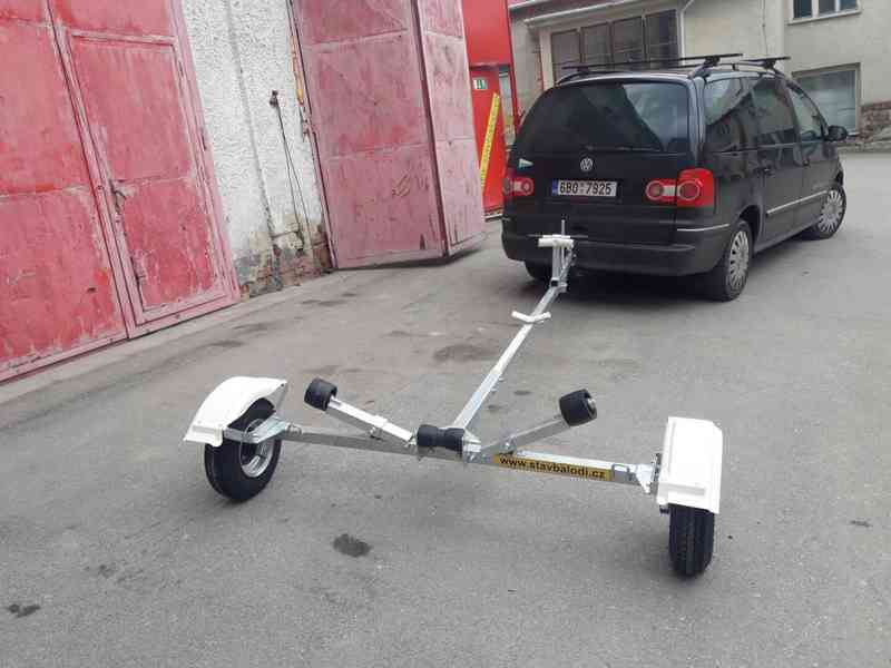 Plážový manipulační vozík pro malé lodě, čluny, lachetnice - foto 3