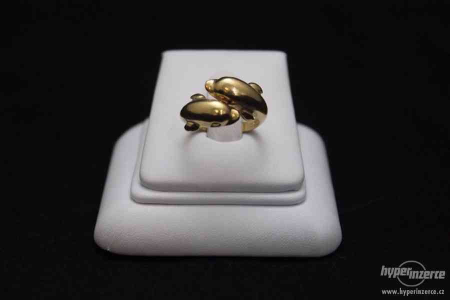 Krásný zlatý prsten 6.31 g - foto 3