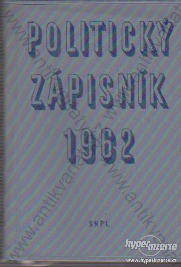 Politický zápisník SNPL, Praha 1961 - foto 1