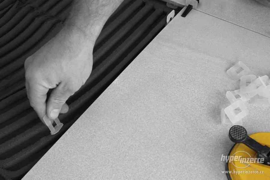 Spony 0,5mm na vyrovnávání dlažby 100ks - foto 3