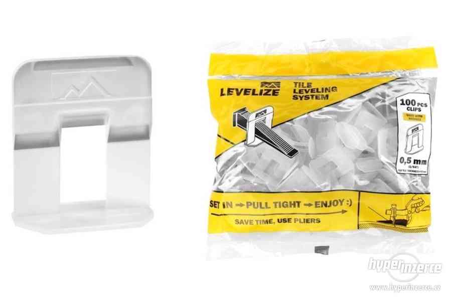 Spony 0,5mm na vyrovnávání dlažby 100ks - foto 4
