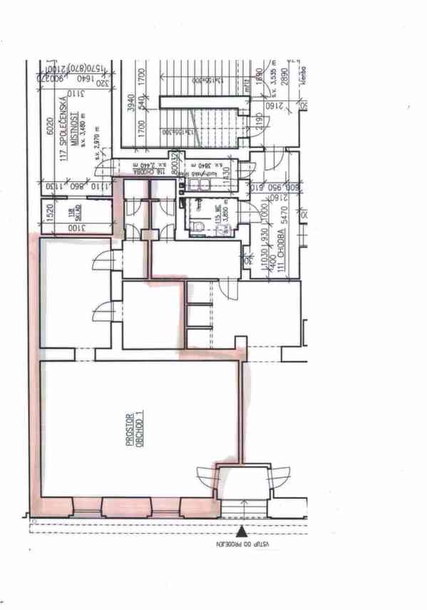 Pronájem obchodních prostor v centru Brna na Joštové - foto 3