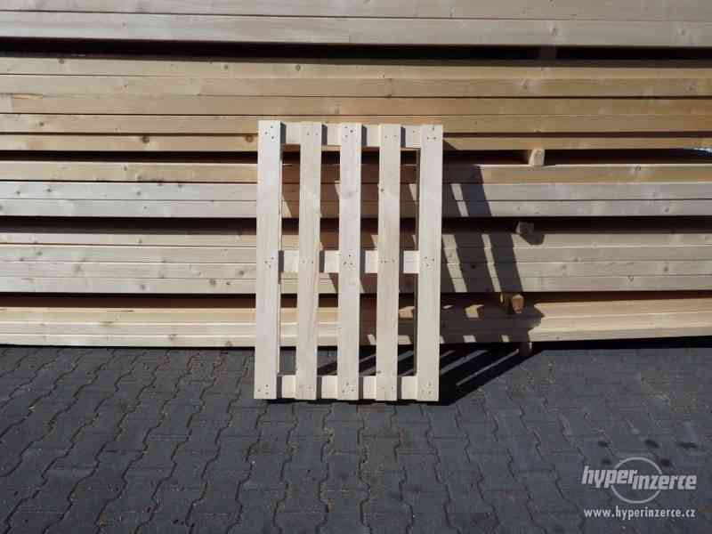 Prodej nových smrkových palet 80x120 cm Praha H.Počernice - foto 2