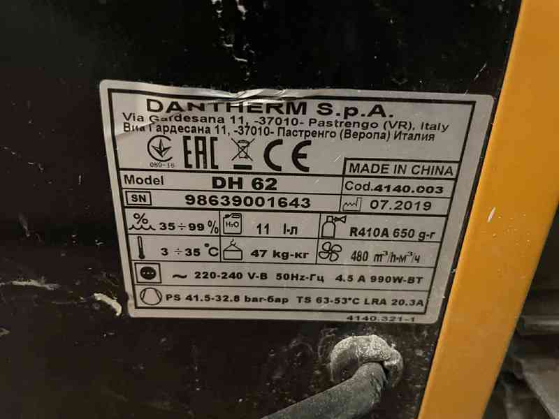 Vysoušeč Master DH 62 - foto 2