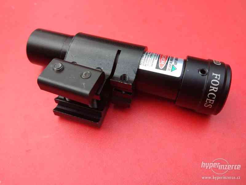 zaměřovací laser zelený s montáží - foto 1