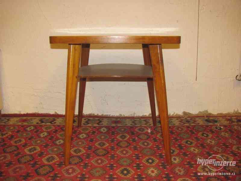 Originální retro stolek 60. léta - foto 5