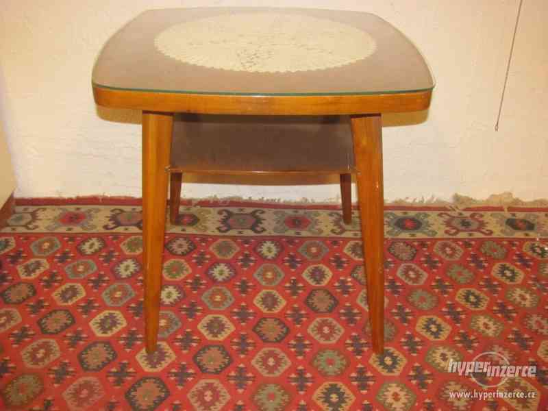 Originální retro stolek 60. léta - foto 10
