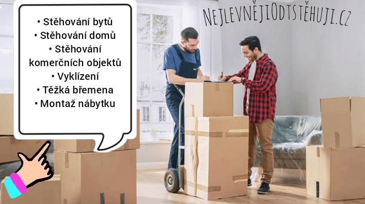 Stěhování/Vyklízení ( nejlevnějiodtěhuji.cz)
