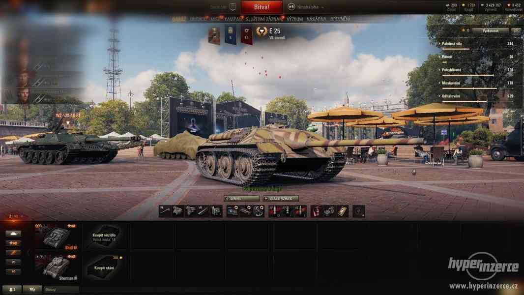WOT účet (E25, T95E2... ) - foto 3