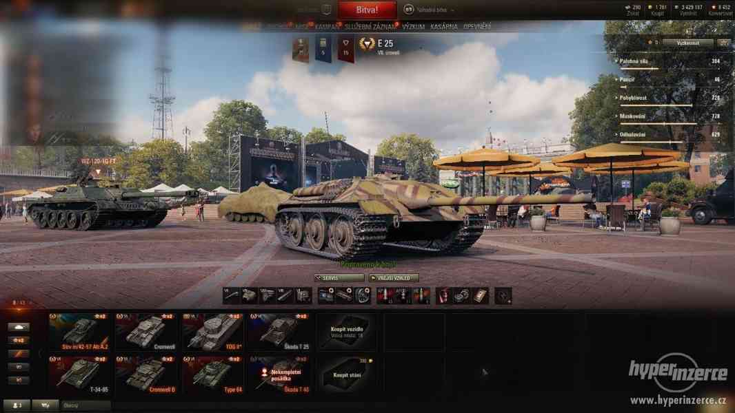WOT účet (E25, T95E2... ) - foto 9