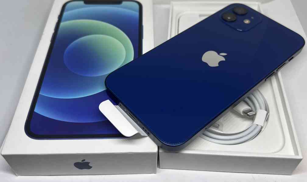 iPhone 12 64GB Blue, faktura ,záruka, odpočet DPH - foto 1