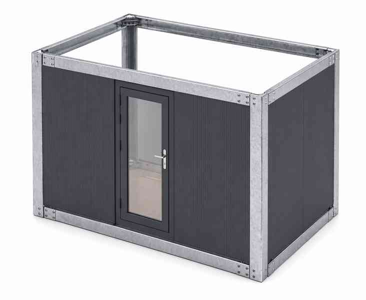 Kontejnerový rám 4x2,5 m, montáž svépomocí. - foto 1