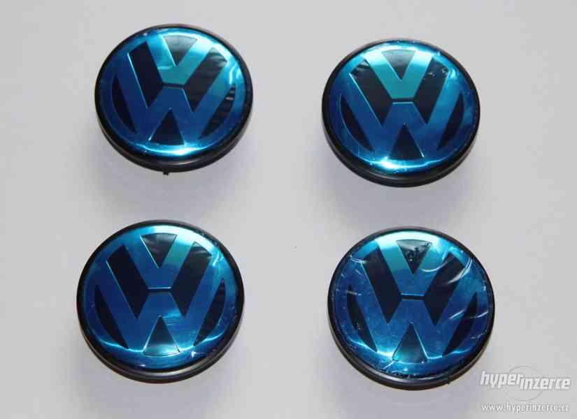 Volkswagen pokličky do středu kol - 65 mm Sada 4 ks - foto 1