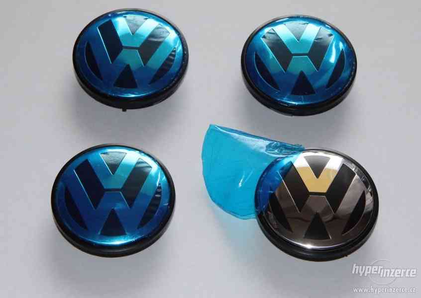 Volkswagen pokličky do středu kol - 65 mm Sada 4 ks - foto 4
