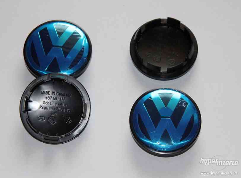 Volkswagen pokličky do středu kol - 65 mm Sada 4 ks - foto 6