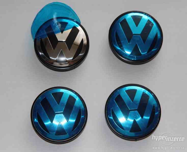 Volkswagen pokličky do středu kol - 65 mm Sada 4 ks - foto 7