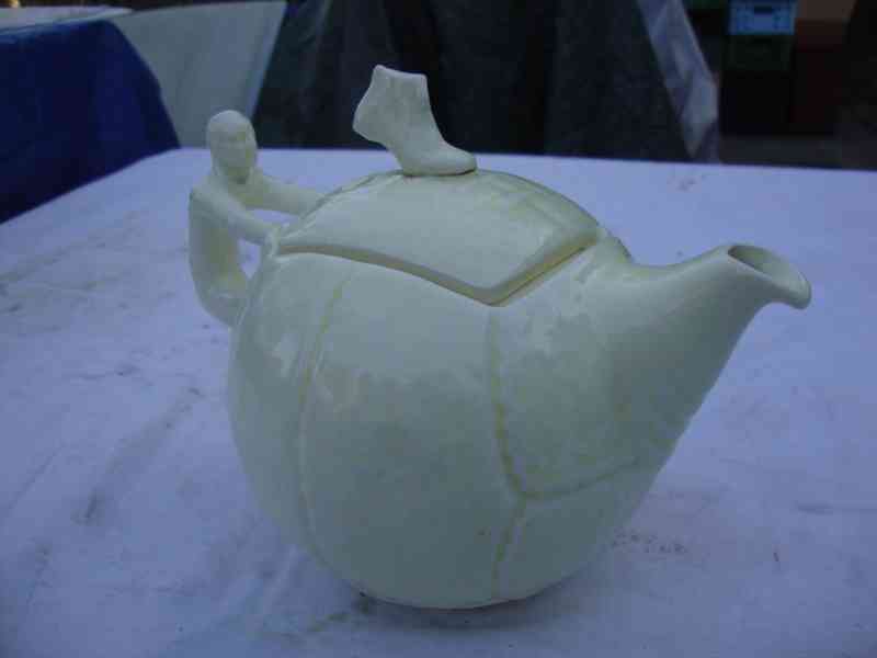 Starožitná konvice konvička čaj káva 1.Rep raritní míč - foto 8