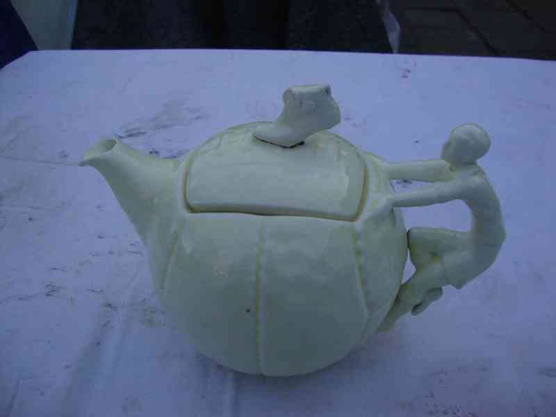 Starožitná konvice konvička čaj káva 1.Rep raritní míč - foto 2