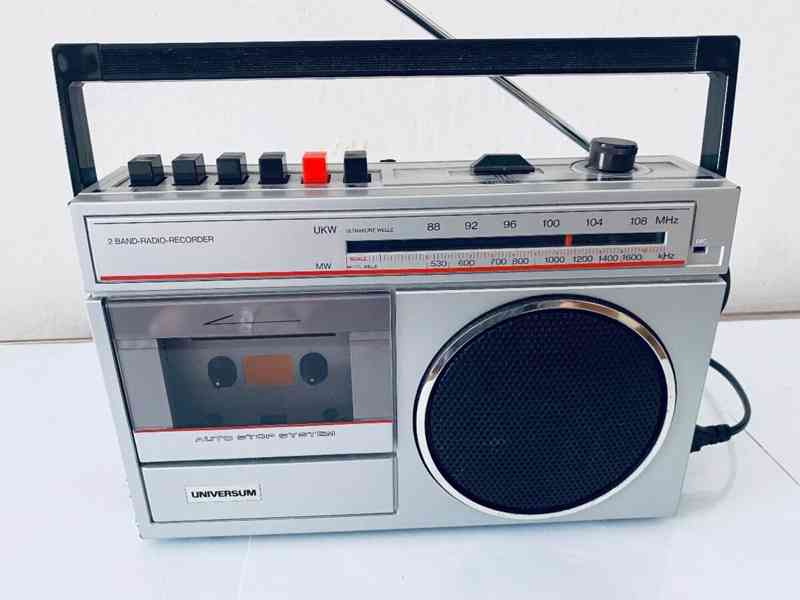 Radiomagnetofon REZERVACE Universum CTR 4042, rok 1981 - foto 3