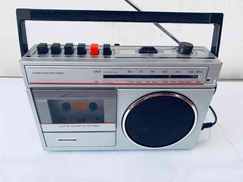 Radiomagnetofon REZERVACE Universum CTR 4042, rok 1981 - foto 6
