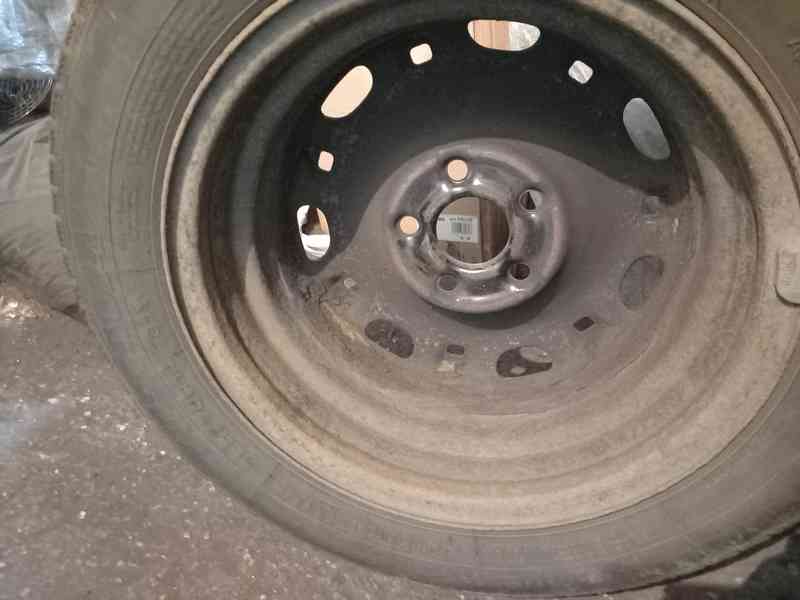 2ks ocelové disky 5x100 5Jx14 H2 ET35  - foto 3