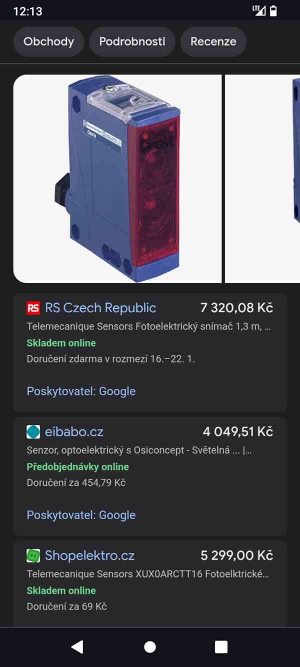 Optické čidlo, sensor, fotoelektrický senor Schneider XUX0AR - foto 5