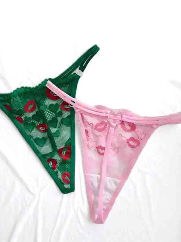Čistá Touha – 5ks Sexy Tanga Set - foto 5