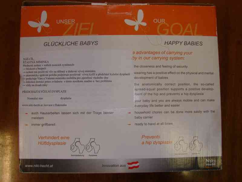 Nové dětské nosítko nosička: Nikolino řeší dysplazii kyčlí - foto 3
