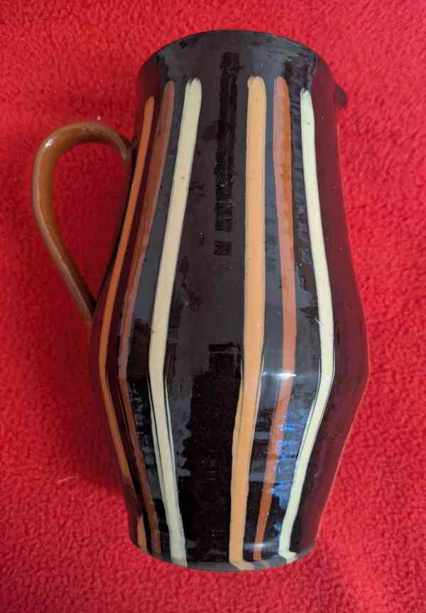 Retro keramický džbán – Bulharsko, výška 21 cm - foto 3