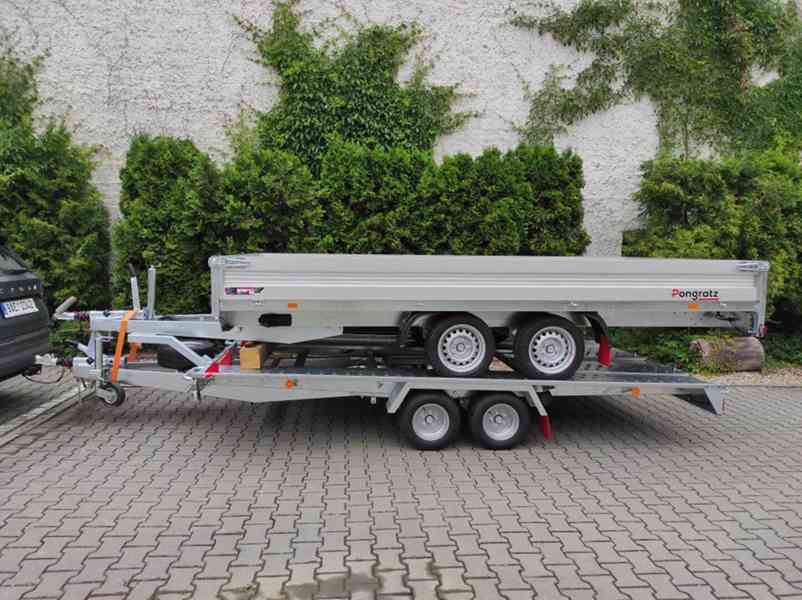 Valníkový přívěs PONGRATZ LH 3100/16 T-AL 2700KG - foto 3