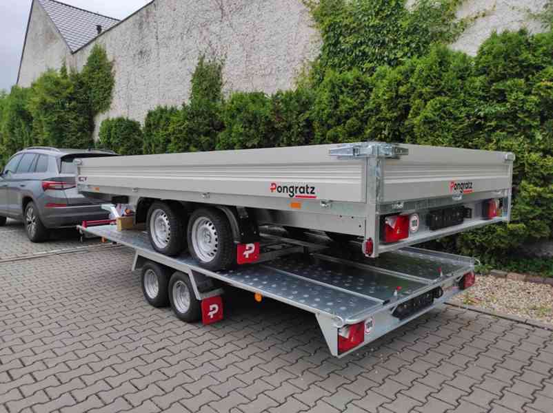 Valníkový přívěs PONGRATZ LH 3100/16 T-AL 2700KG - foto 4