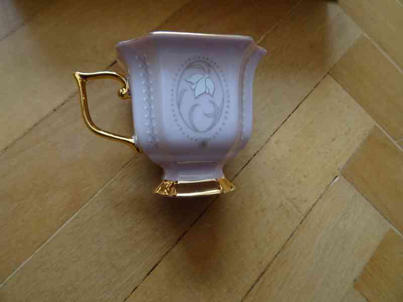 Kávový hrneček v orignálním balení, 60. léta, karlovarský p. - foto 3