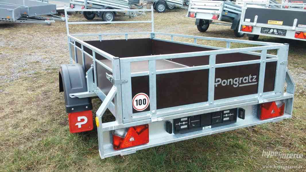 Nebržděný sklopný přívěsný vozík za auto Pongratz - foto 2