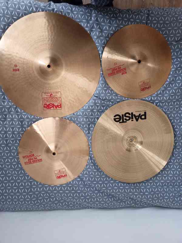 Sadu činelů zn. Paiste řady 2002, Ride, krash, Hi hite. - foto 4