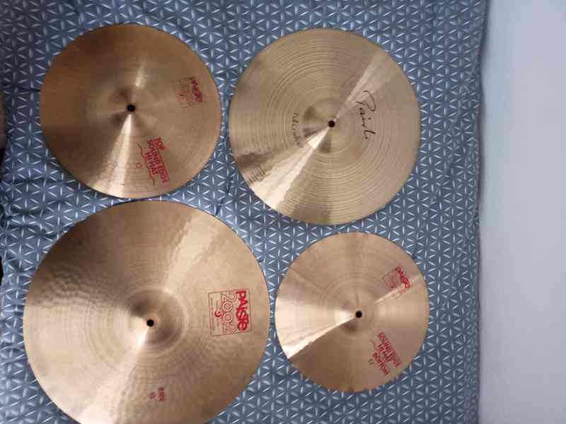 Sadu činelů zn. Paiste řady 2002, Ride, krash, Hi hite. - foto 2