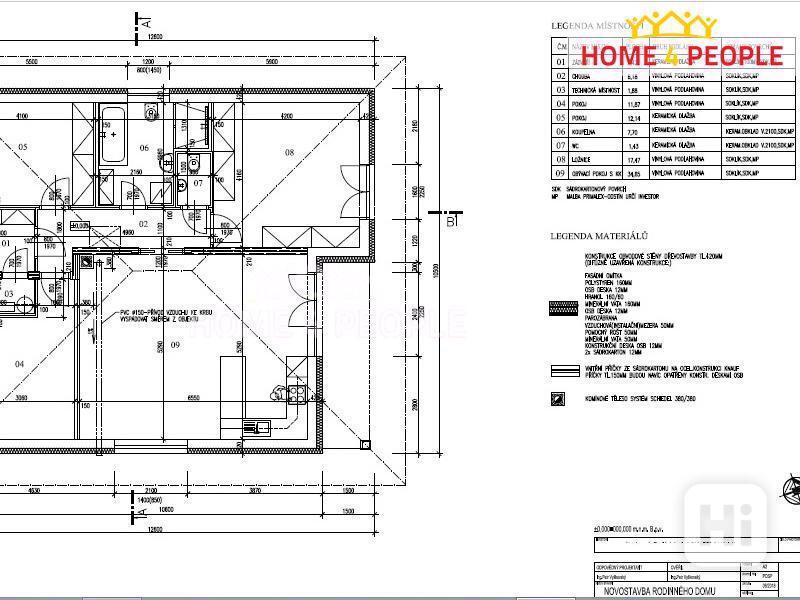 Výstavba domu s pozemkem Markéta 4+kk, 115m2 s pozemkem 1017 m2 (č.24) Bořenovice u Holešova - foto 10