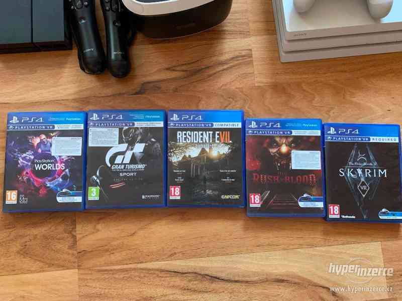 Prodám PS4 Pro + VR Kit + 2 ovladače + Hry - foto 7