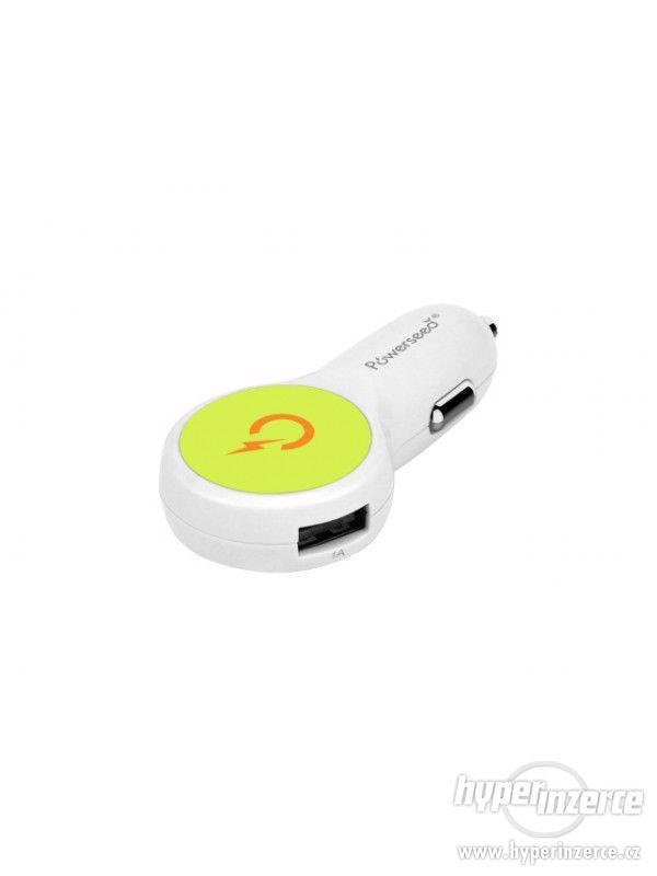 Dual USB nabíječka CL 12V napájecí adaptér svítící, nový - foto 3