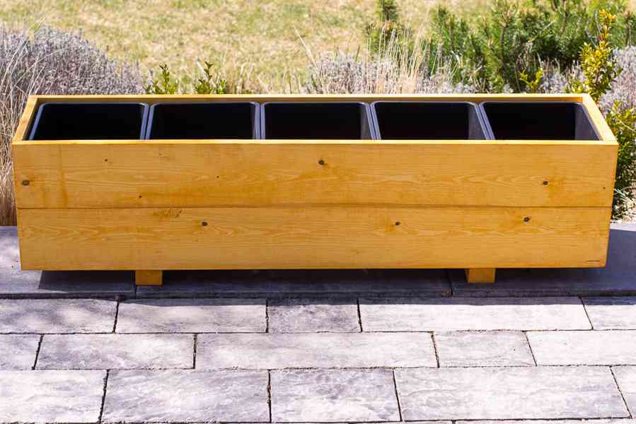 Dřevěné truhlíky na terasu - pinie (PV) - foto 3